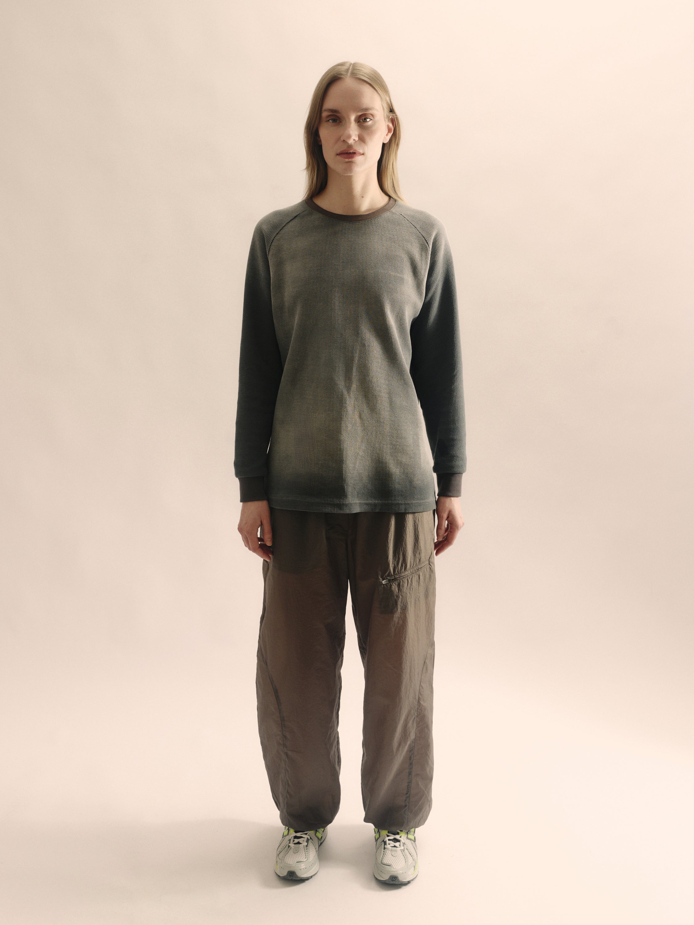 Long Sleeve Waffle Shirt